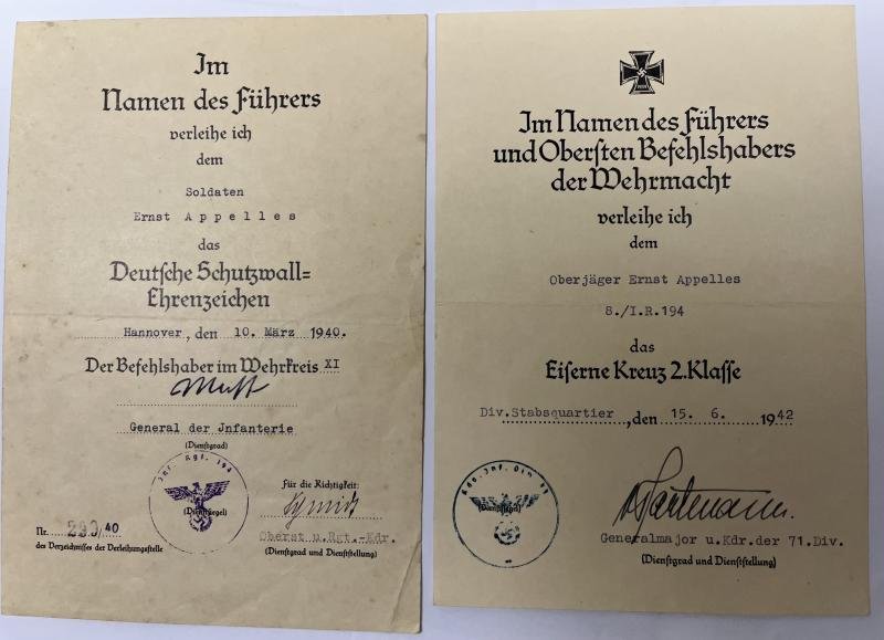 Citation grouping - WH (heer) - 71.Inf.Div. - Appelles — image 3