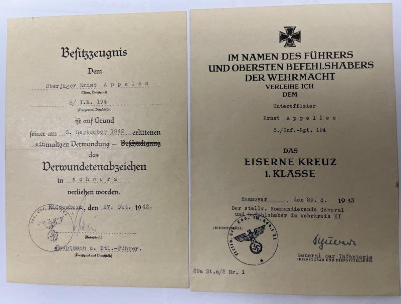 Citation grouping - WH (heer) - 71.Inf.Div. - Appelles — image 4