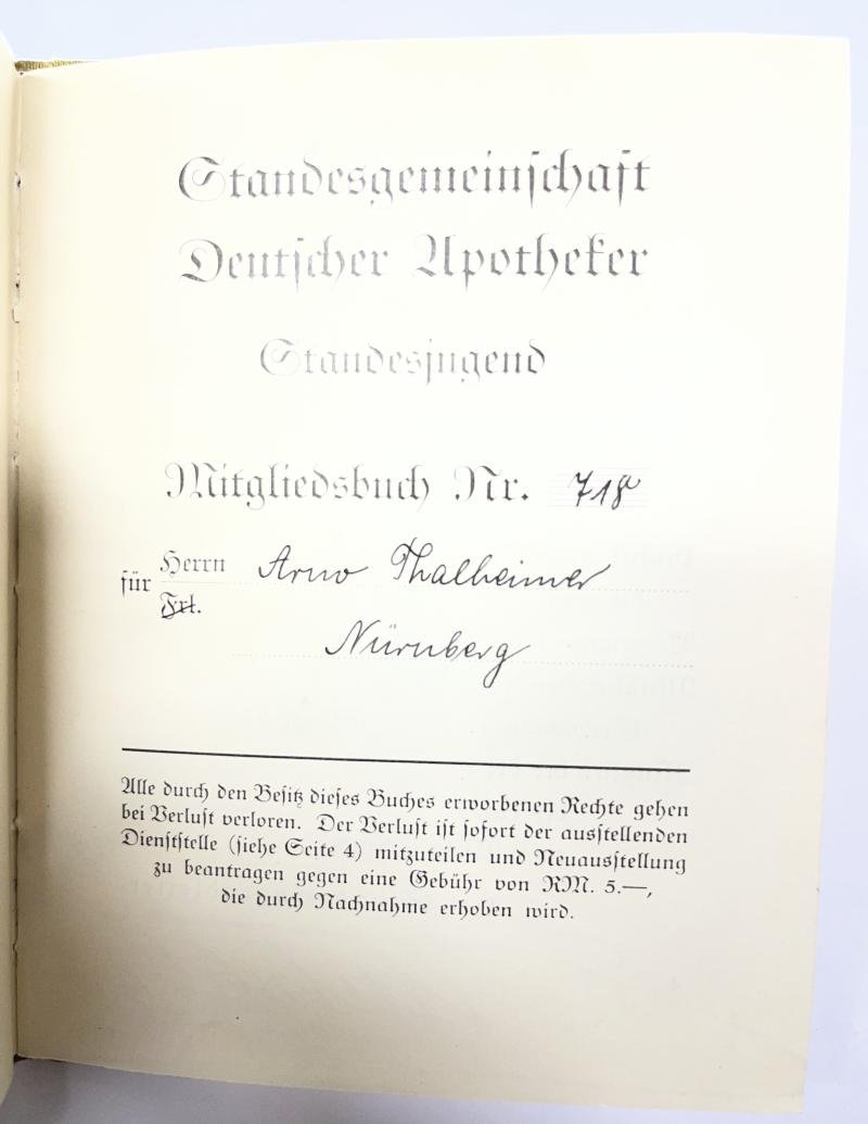 'Deutsche Apotheker'/HY - grouping - Thalheimer — image 5