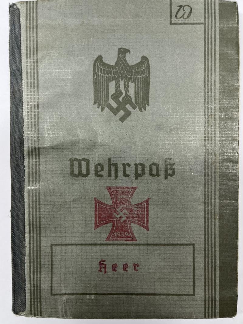 Wehrpass - WH (Heer) - 296.Inf.Div. - Widmann — image 2
