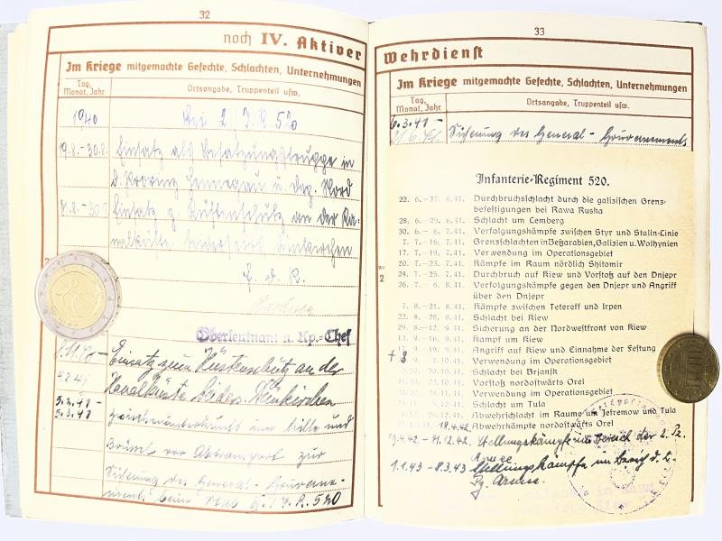 Wehrpass - WH (Heer) - 296.Inf.Div. - Widmann — image 7