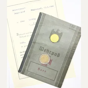 Wehrpass - WH (Heer) - 296.Inf.Div. - Widmann