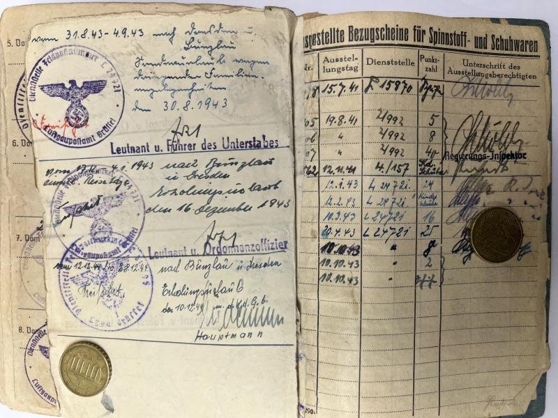 Soldbuch - Luftwaffe - 18.Flak Div. - Kossow — image 10