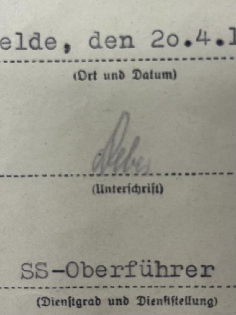 'Waffen-SS' - citation - 6.SS.Geb.Div.'Nord' - Möckel — image 3