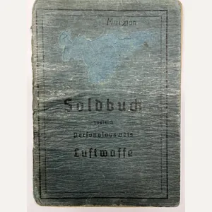 Soldbuch - Luftwaffe - 'H.G.' Div. - Utrecht/Holland - Marzian