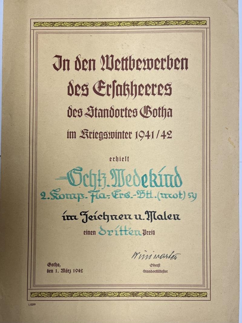 Citation grouping - WH (Heer) - 11.Inf.Div. - Wedekind — image 2