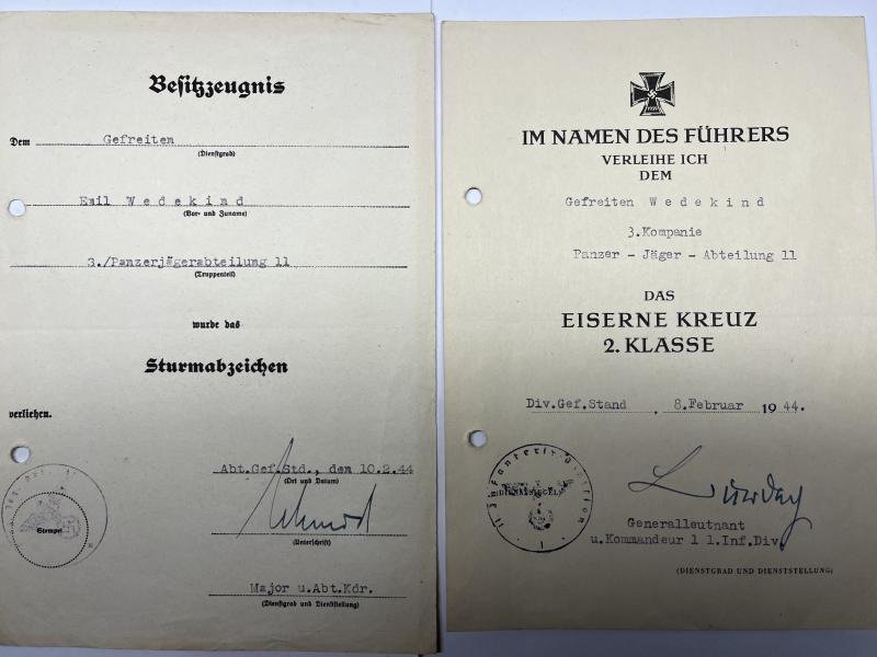 Citation grouping - WH (Heer) - 11.Inf.Div. - Wedekind — image 4