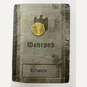 Wehrpass - Luftwaffe - Stabskp.H.Quartier des Oberbefehlhaber der Luftwaffe - …