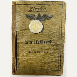 Soldbuch WH (Heer) - Nachschub Btl.505 - Ziegler