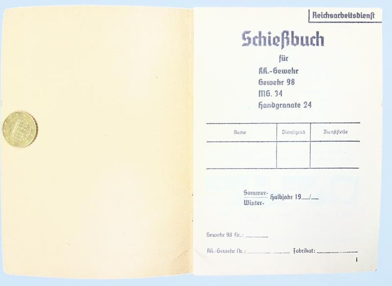 'Schiessbuch' (shooting record) - RAD - Hinderer — image 2