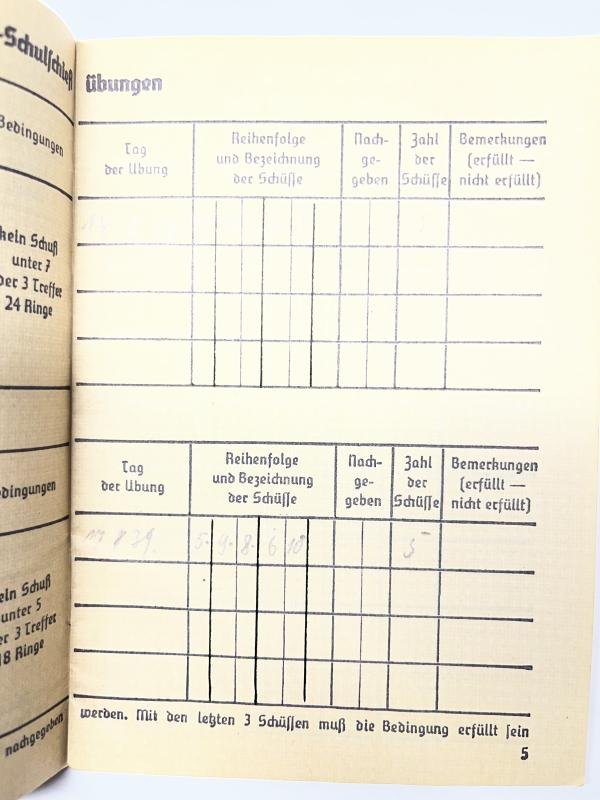 'Schiessbuch' (shooting record) - RAD - Hinderer — image 3