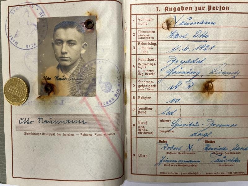 Wehrpass - RAD/WH (Heer) - 131.Inf.Div. - Neumann — image 4