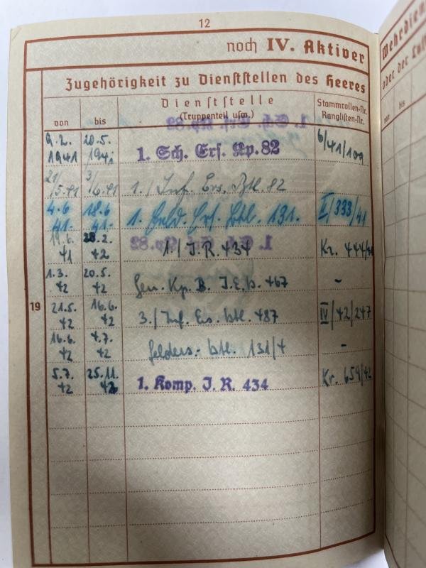 Wehrpass - RAD/WH (Heer) - 131.Inf.Div. - Neumann — image 6