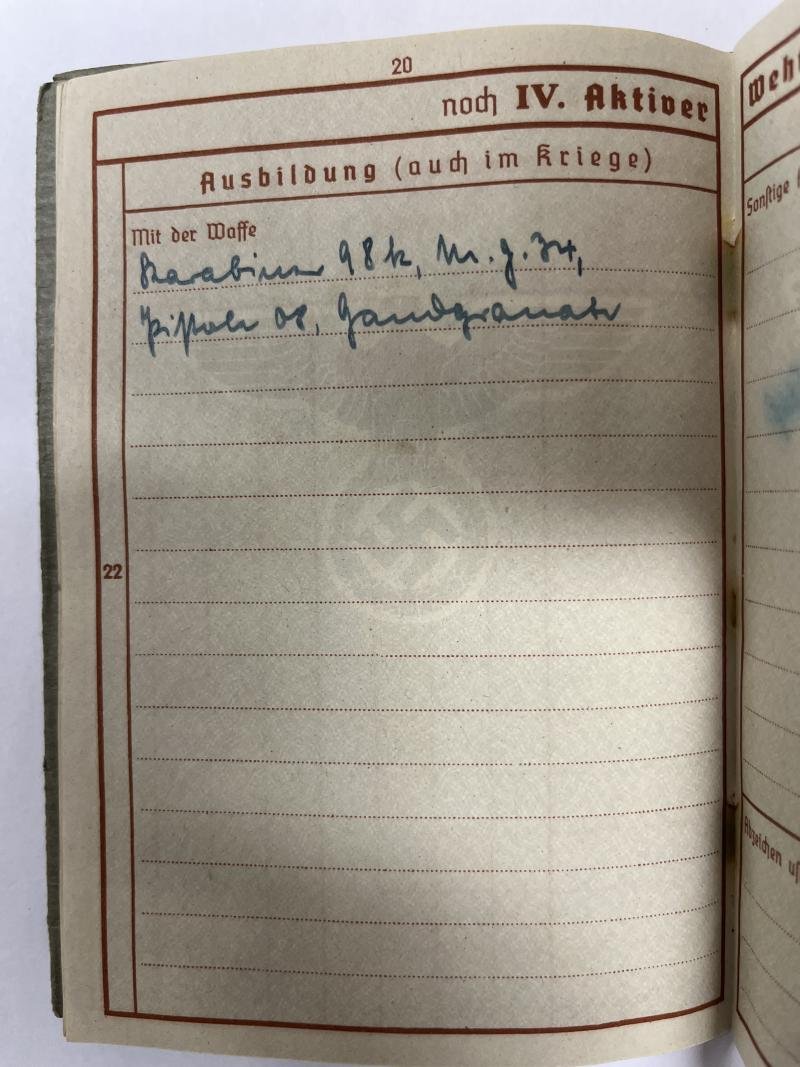 Wehrpass - RAD/WH (Heer) - 131.Inf.Div. - Neumann — image 7