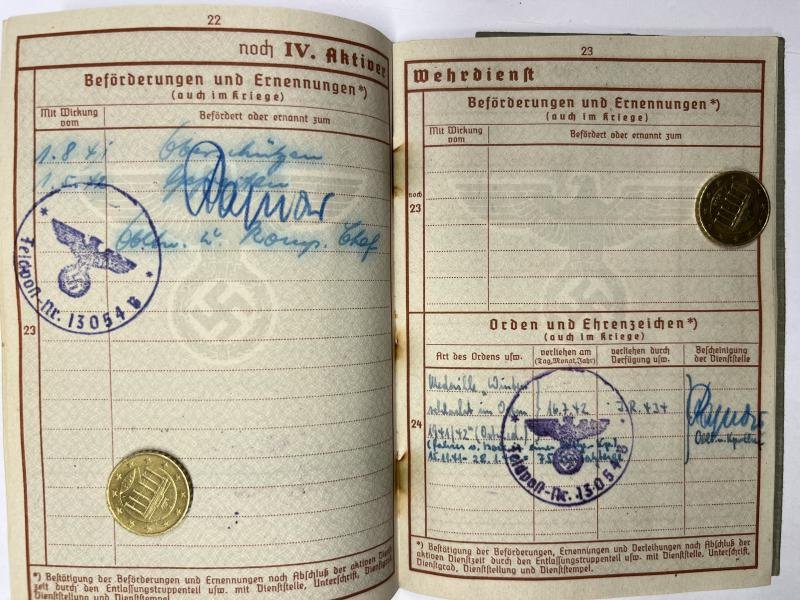 Wehrpass - RAD/WH (Heer) - 131.Inf.Div. - Neumann — image 8