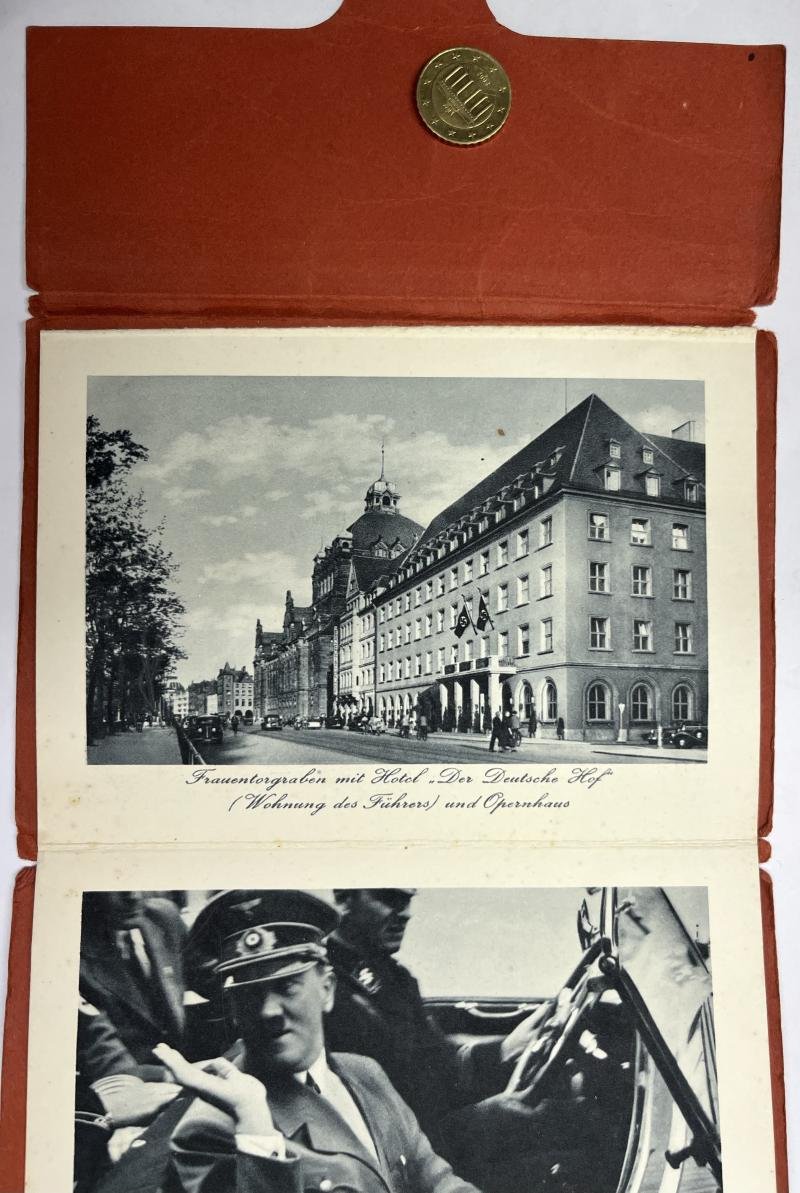 'Gruss aus Nürnberg-Stadt der Reichsparteitage' - postcard map. — image 4