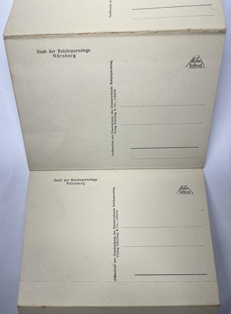 'Gruss aus Nürnberg-Stadt der Reichsparteitage' - postcard map. — image 8