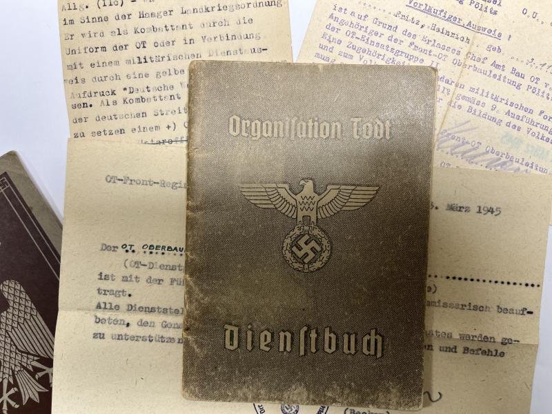 'Organisation Todt' - Dienstbuch - Fritz — image 2
