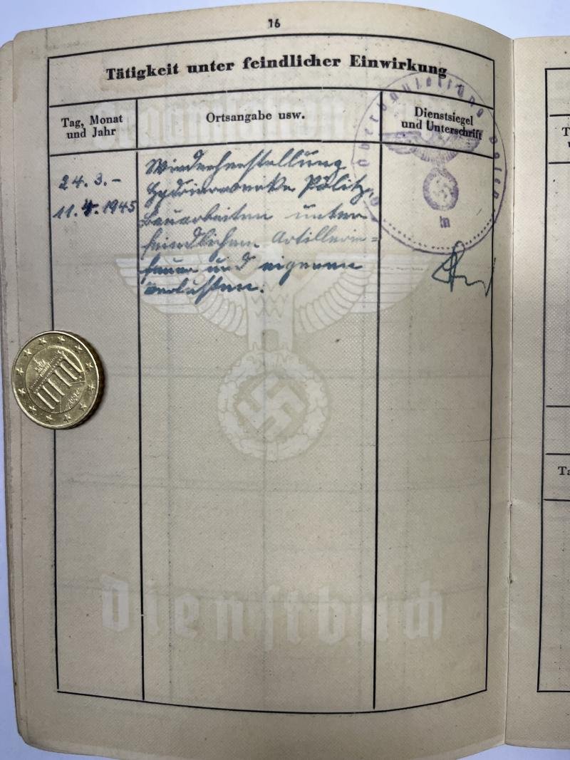 'Organisation Todt' - Dienstbuch - Fritz — image 7