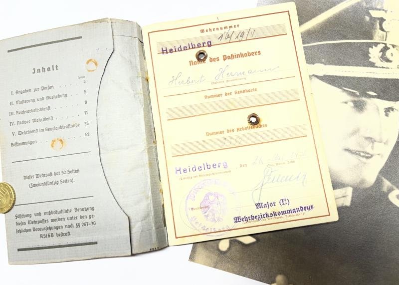 Wehrpass - WH (Heer) - 282.Inf.Div. - Hermann — image 2