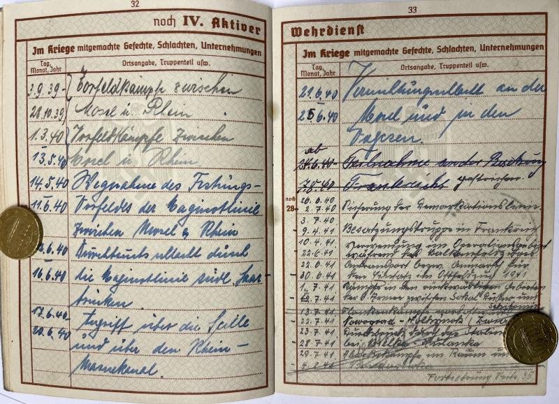 Wehrpass - WH (Heer) - 282.Inf.Div. - Hermann — image 7