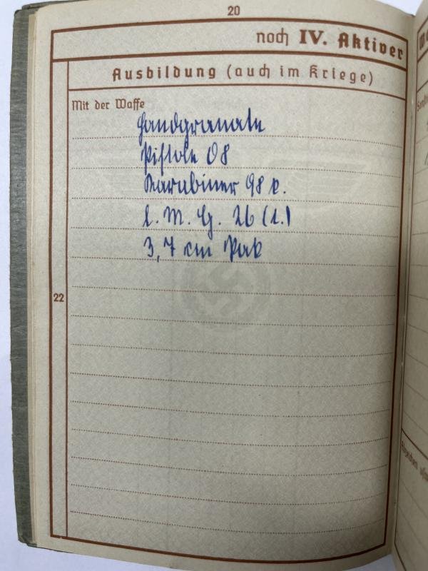 Wehrpass - 'Waffen-SS' - 'T'.Div. - Kumm — image 6