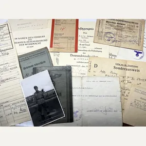 Wehrpass / citations grouping - WH (Heer) - Z.E.L.(Zentral-Ersatzteil-Lager 312 …