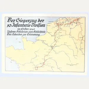 Postcard - 19.Inf.Div. - 1940