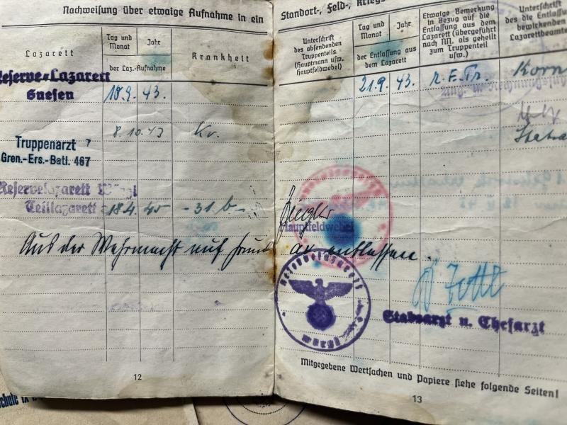 Soldbuch/citation WH (Heer) - 49.Inf.Div./71.Inf.Div. - Lohse — image 5