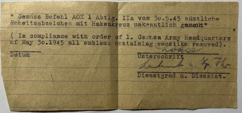 Soldbuch/citation WH (Heer) - 49.Inf.Div./71.Inf.Div. - Lohse — image 9