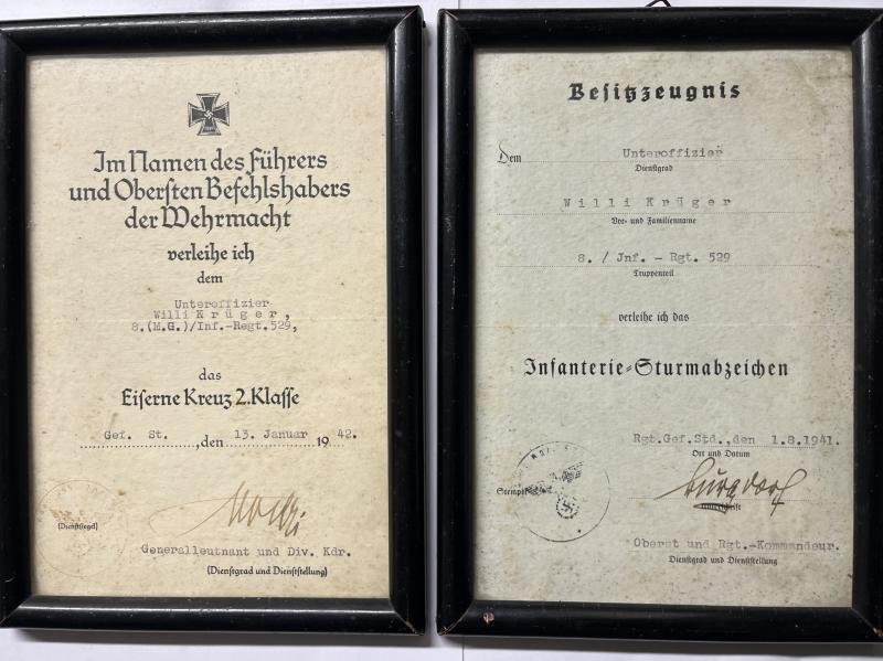 Citation set - WH (Heer) - 299.Inf.Div. - Krüger — image 2