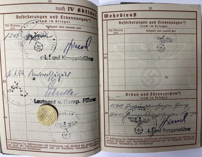 Wehrpass - WH (heer) - 3.Pz.Div. - Zint — image 7