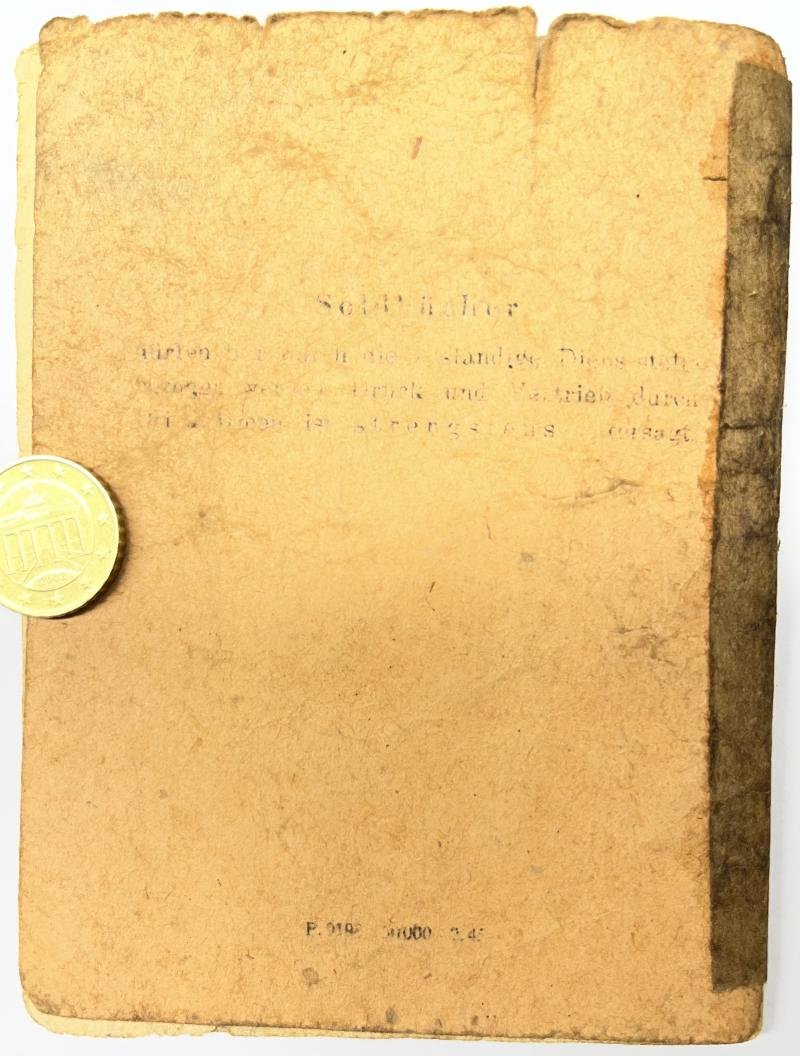 Soldbuch - 'Volkssturm' - Gau.40/41.Btl. - Jopp — image 6