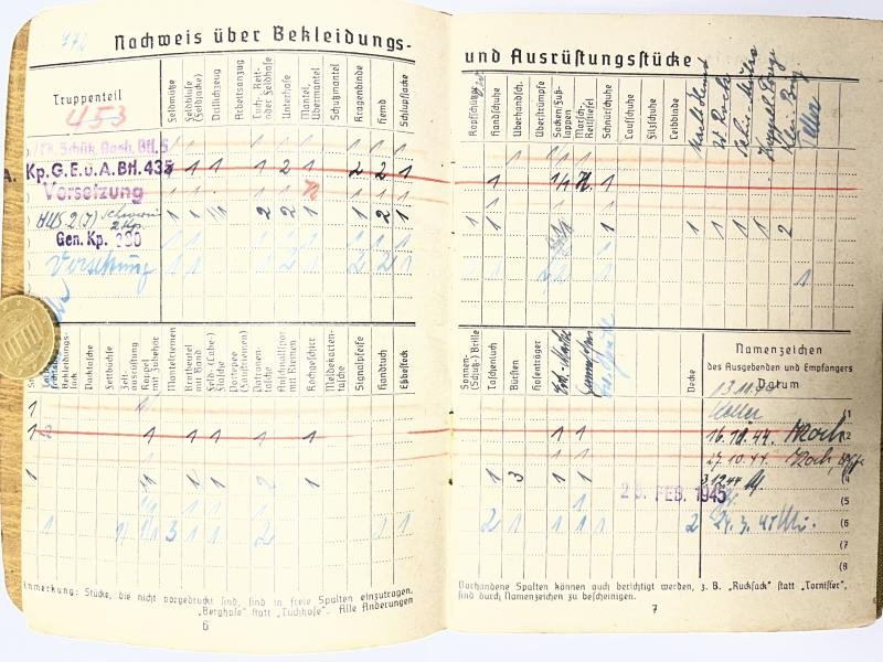 Soldbuch - WH (Heer) - 110.Inf.Div. - Schmid — image 5