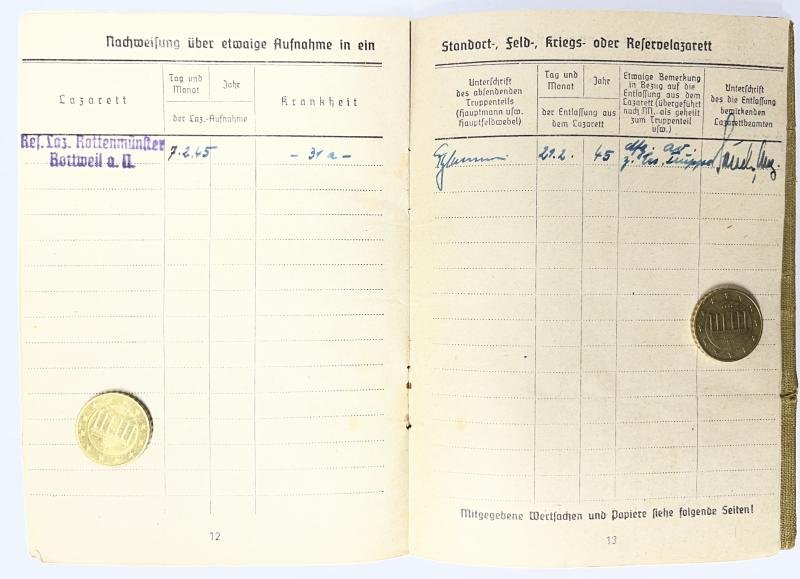 Soldbuch - WH (Heer) - 110.Inf.Div. - Schmid — image 6