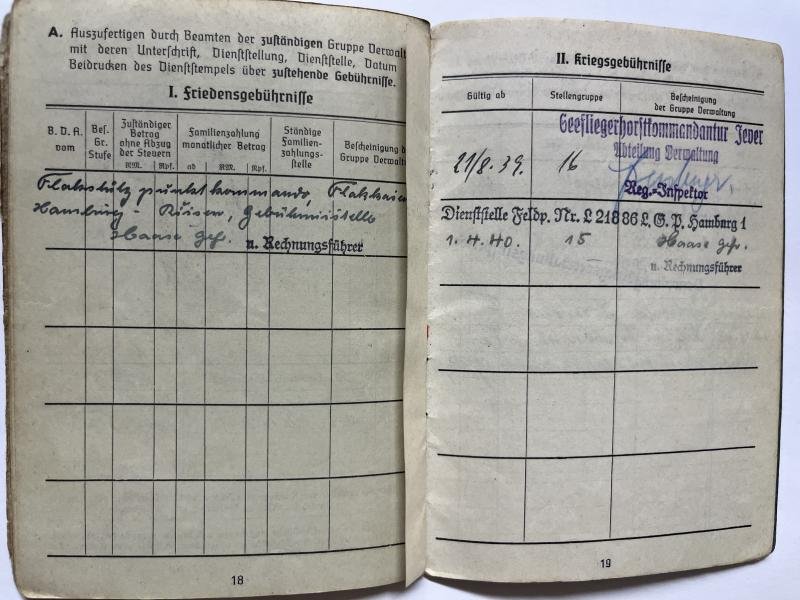 Soldbuch - Luftwaffe /'Waffen-SS'- LSSAH - Kattmann — image 7