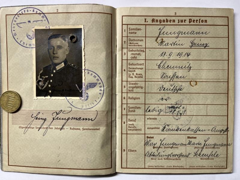 Wehrpass - WH (Heer) - 118.Jäg.Div. - Jungman — image 4