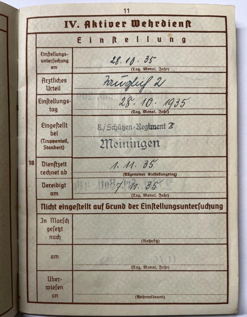 Wehrpass - WH (Heer) - 118.Jäg.Div. - Jungman — image 5