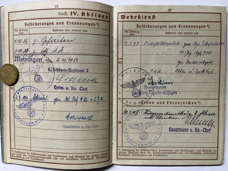 Wehrpass - WH (Heer) - 118.Jäg.Div. - Jungman — image 8