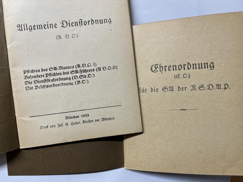 'Dienstvorschrift' - SA / NSDAP - Moser — image 5