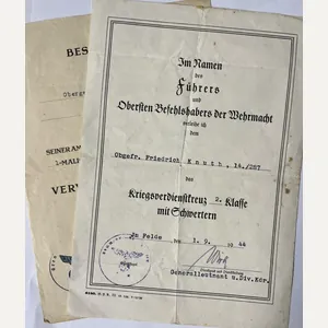 Citation set - WH (Heer) - 96.Inf.Div. - Knuth