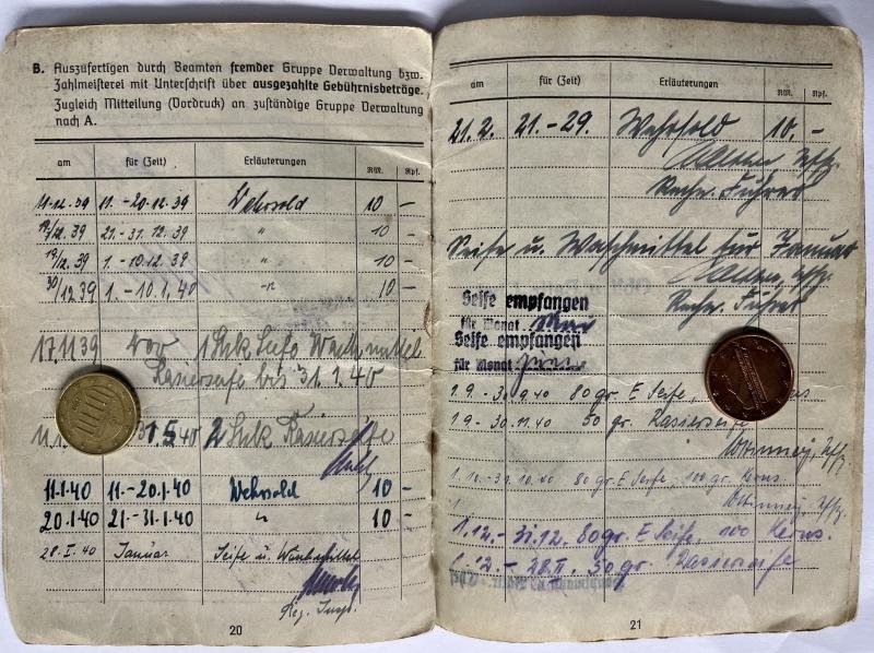 Soldbuch - Luftwaffe - 16.Flak Div. - Hoffmann — image 7