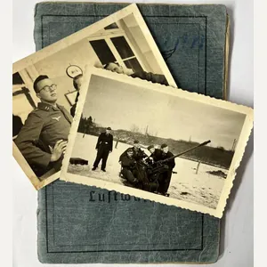 Soldbuch - Luftwaffe - 16.Flak Div. - Hoffmann