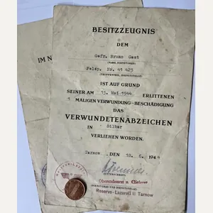 Citation set - WH (Heer) - Pi.Btl.741 - Gast