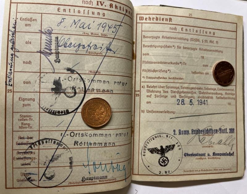 Wehrpass - WH (Heer) - Schneeräumkomp.225 - Weber — image 6