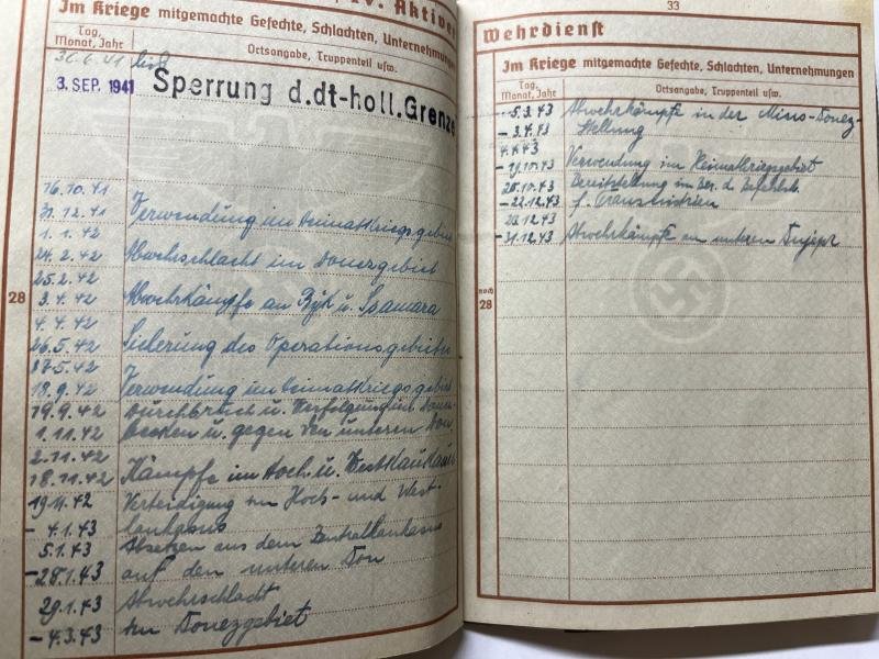 Wehrpass - WH (Heer) - Schneeräumkomp.225 - Weber — image 7