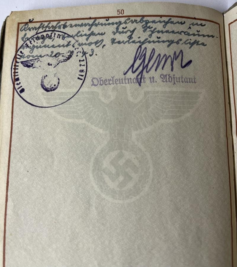 Wehrpass - WH (Heer) - Schneeräumkomp.225 - Weber — image 8