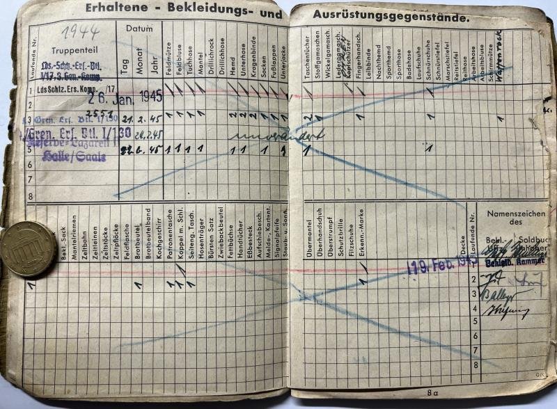 Soldbuch WH (Heer) - 180.Inf.Div. - Lüth — image 5
