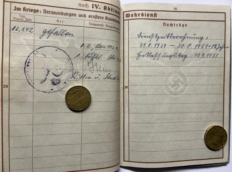 Wehrpass - WH (Heer) - 32.Inf.Div. - Bartsch — image 10