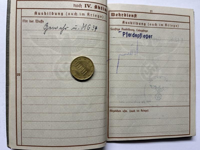 Wehrpass - WH (Heer) - 32.Inf.Div. - Bartsch — image 6